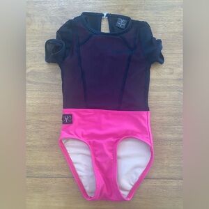 Kandi Kouture Leo child size small (4). Top is mesh black. Super cute!